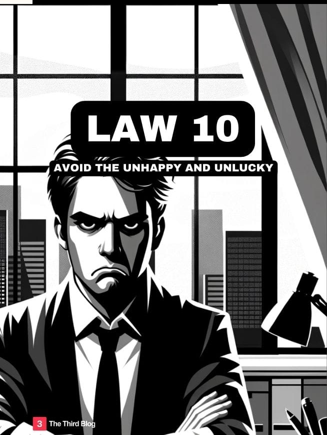 Navigating Negativity: Applying Robert Greene's Law 10 in the Workplace